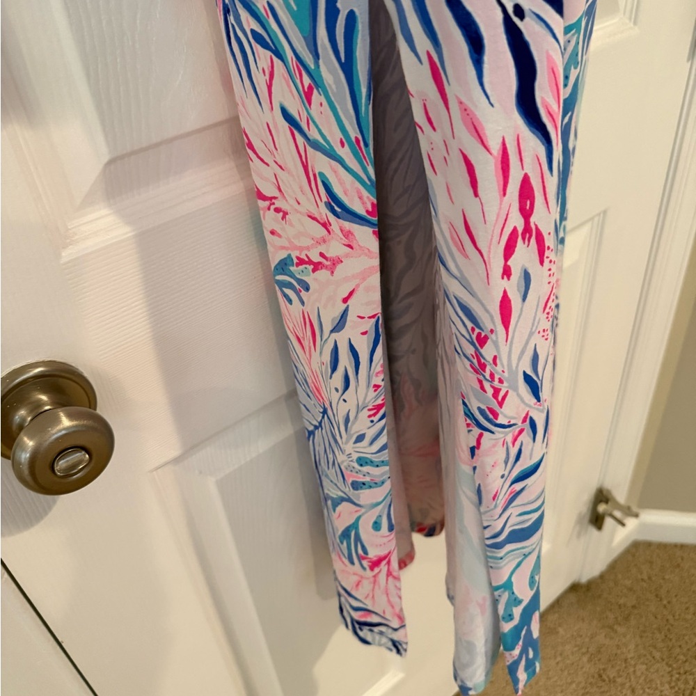 Lilly Pulitzer Wynne Vibrant Leaf Print Maxi Dress - Picture 3 of 3
